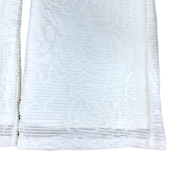 Camila Coelho Aurora Cutout Jumpsuit in White Textured Stretch Burnout REVOLVE - Picture 12 of 12